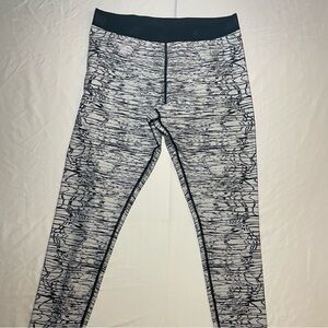 Nike Black and White Patterned Leggings
